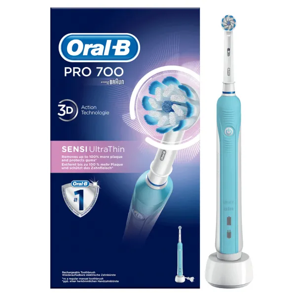 Oral-B Elektrische Tandenborstel Pro 700 Sensi UltraThin 1 Stuk