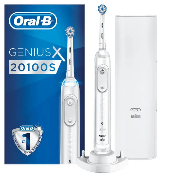 Oral-B Genius X 20100S Elektrische Tandenborstel Wit