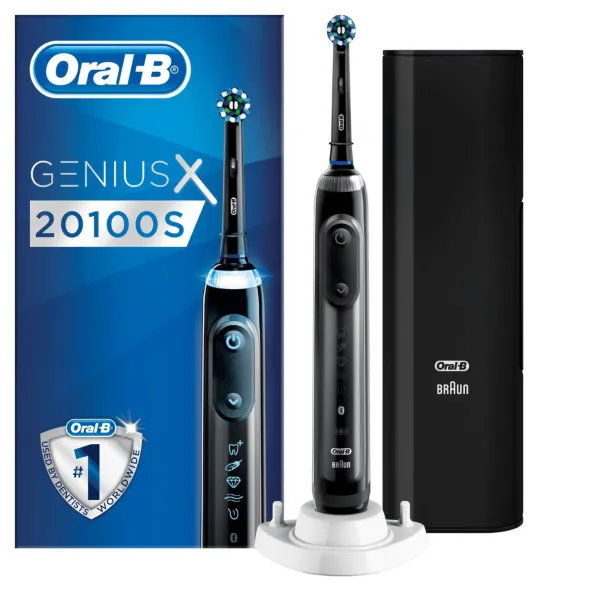 Oral-B Genius X 20100S Elektrische Tandenborstel Zwart