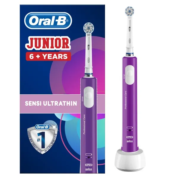 Oral-B Junior 6+ Jaar Paars Elektrische Tandenborstel