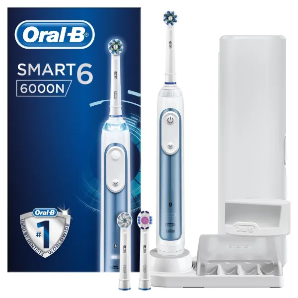 Oral-B Smart 6 6000N Blauw Elektrische Tandenborstel
