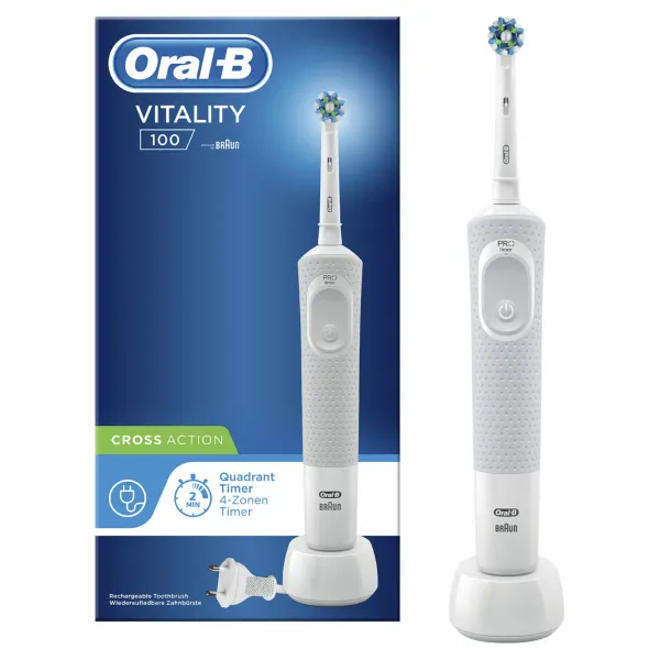 Oral-B Vitality 100 Elektrische Tandenborstel Wit 1 Stuks