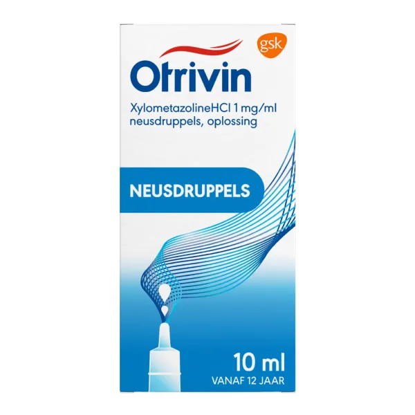 Otrivin Druppels Met Verzachtend Effect vanaf 12 jaar 10 ml