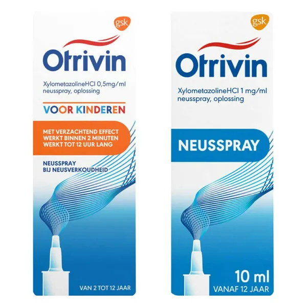 Otrivin Neusspray Xylometazoline Volwassene en Kind Pakket