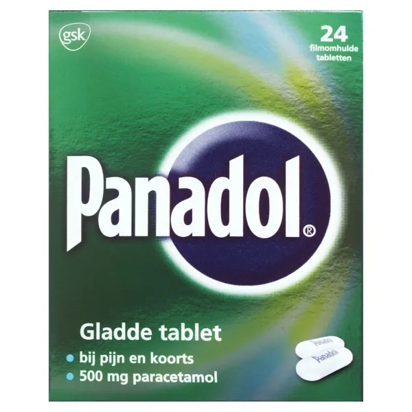 Panadol Gladde Tablet 500 mg 24 tabletten