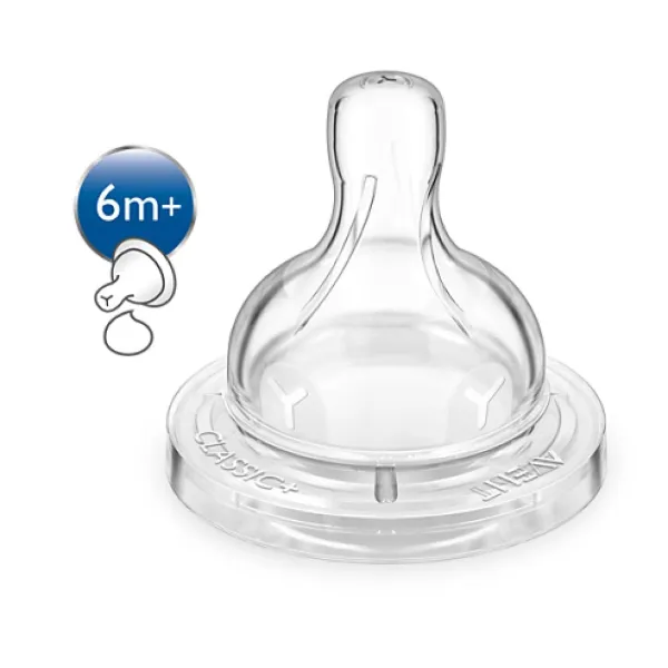 Philips Avent Classic+ Flesspeen 6+m (Dikkere Voeding) 2 stuks