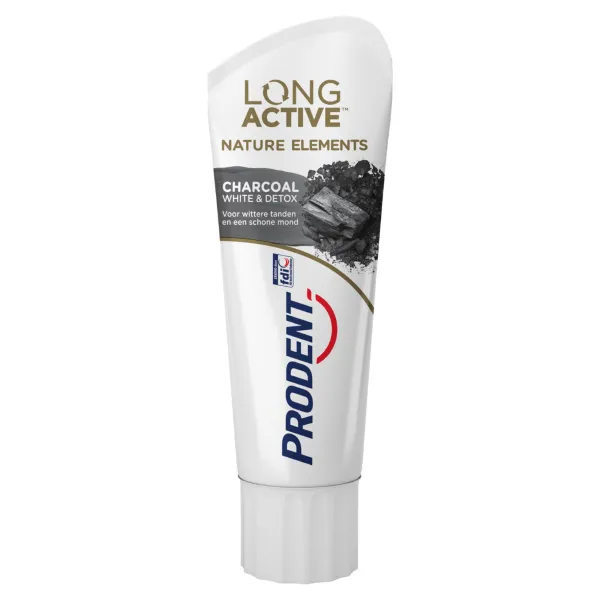 Prodent Tandpasta Long Active Nature Elements Charcoal 75 ml