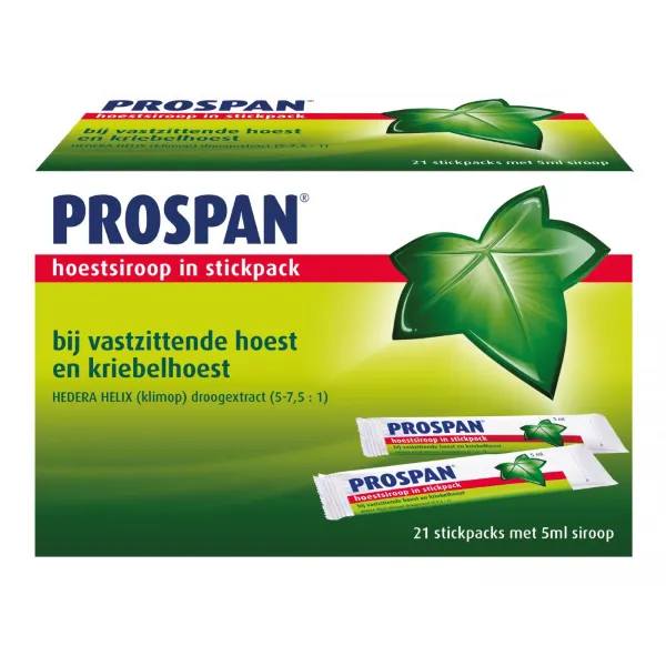 Prospan Hoestsiroop Sticks 21 sachets