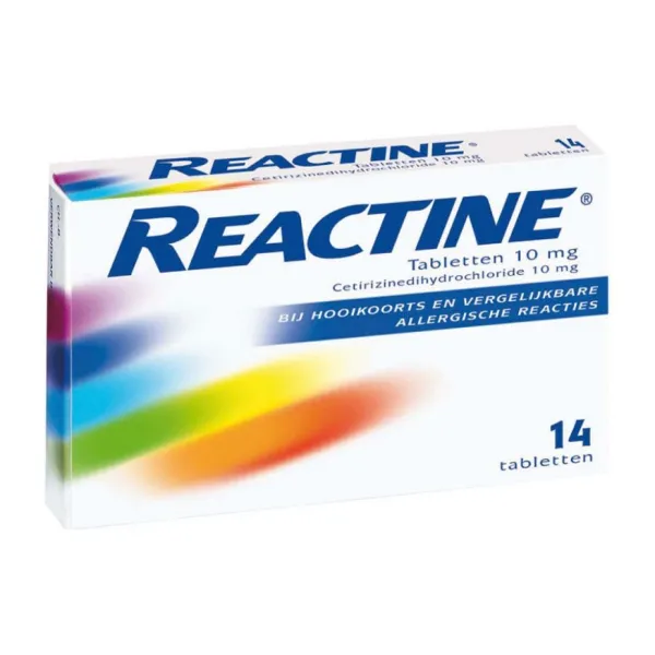 Reactine 10mg 14 tabletten