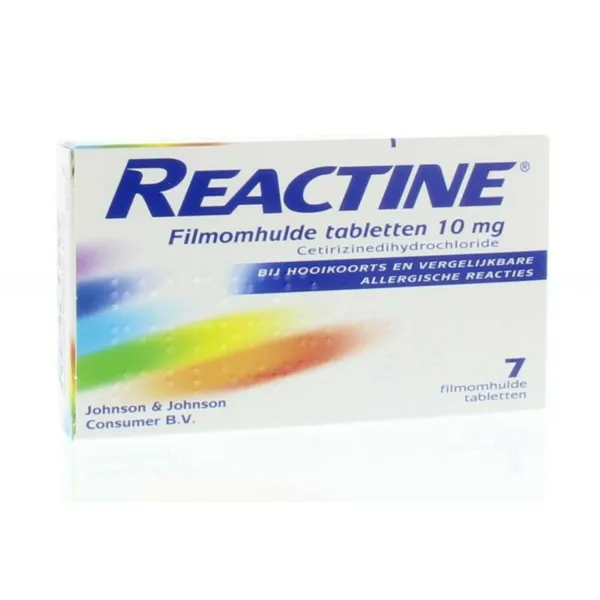 Reactine 10mg 7 tabletten