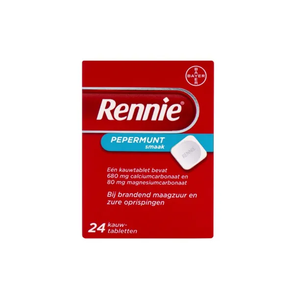 Rennie Pepermunt 24 tabletten