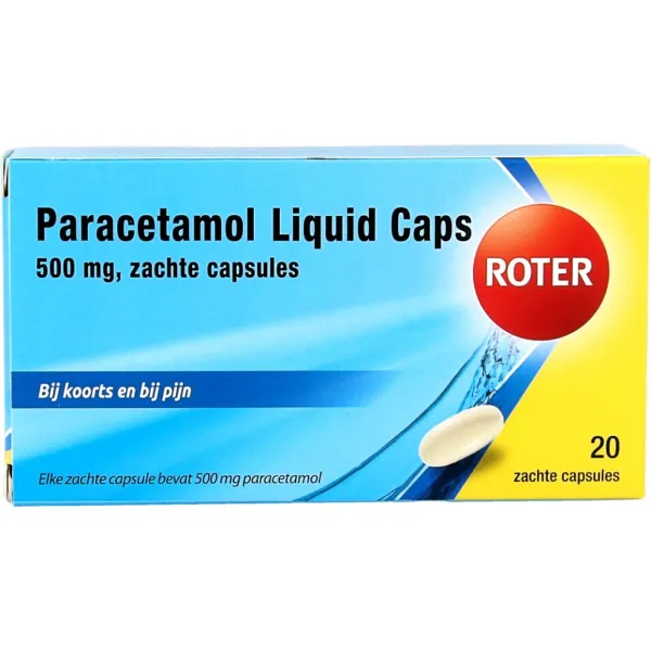 Roter Paracetamol Liquid 500 mg 20 liquidcaps