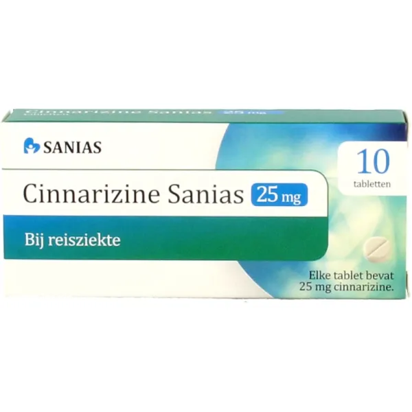 Sanias Cinnarizine 25 mg 30 tabletten