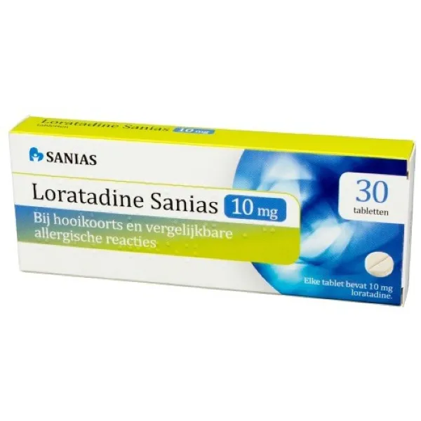 Sanias Loratadine 10 mg 30 tabletten