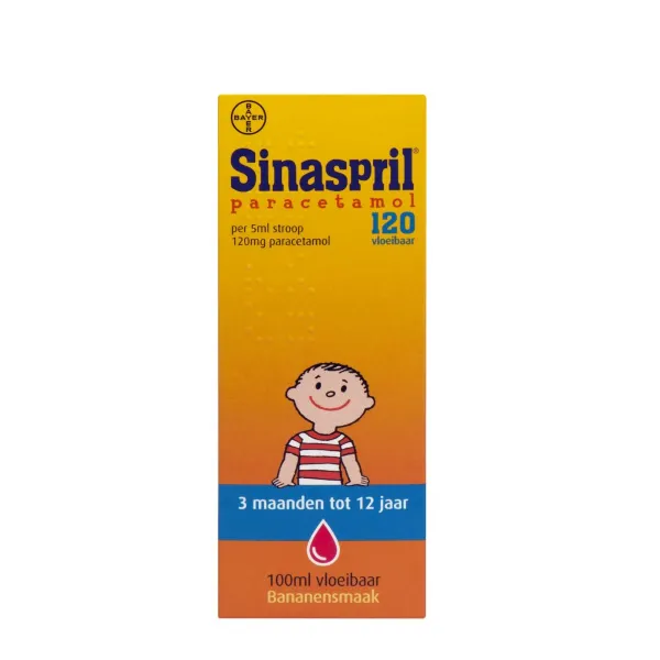 Sinaspril Paracetamol 120 mg Vloeibaar 100 ml