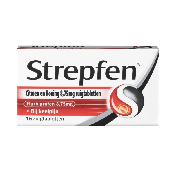 Strepfen Zuigtabletten Citroen&Honing 16 tabletten