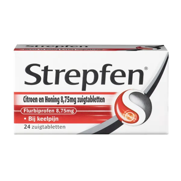 Strepfen Zuigtabletten Citroen&Honing 24 tabletten