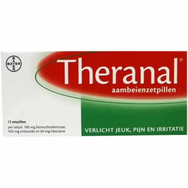 Theranal Aambeien 12 zetpillen