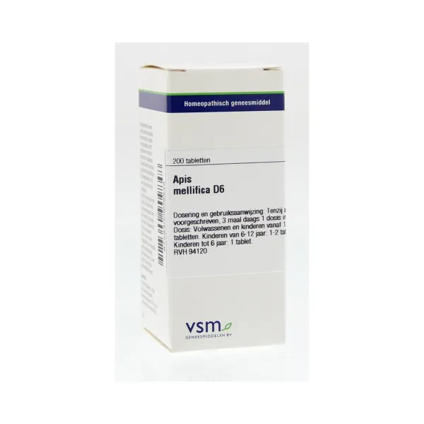 VSM Apis Mellifica D6 200 tabletten