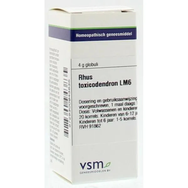 VSM Rhus Toxicodendron Lm6 80 globuli