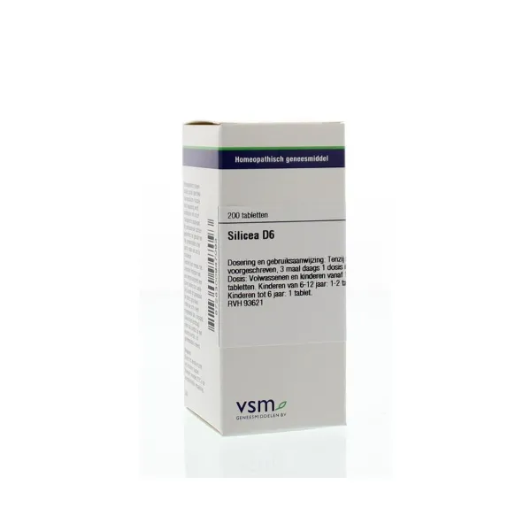 VSM Silicea D6 200 tabletten