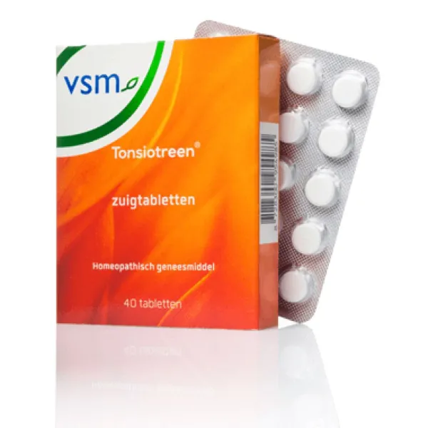 VSM Tonsiotreen Zuigtabletten 40 stuks