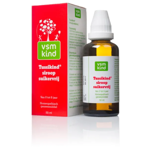 VSM Tussikind Siroop Suikervrij 50 ml