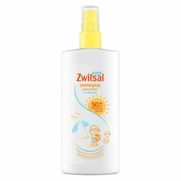 Zwitsal Zonnespray SPF 50+ kids 0% parfum 200 ml