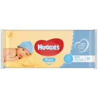 12x Huggies Billendoekjes Pure 99% Water 56 doekjes