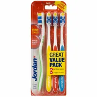 12x Jordan Tandenborstel Total Clean Soft 4-pack 4 stuks