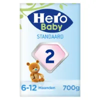 3x Hero Baby Standaard 2 Opvolgmelk (6-12 mnd) 2x350 gr
