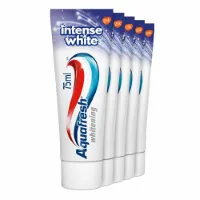 6x Aquafresh Tandpasta Intense White 5 stuks
