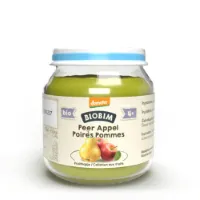 6x Biobim Fruithapje 4 mnd Peer Appel 125 g