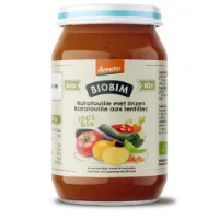 6x Biobim Maaltijd 10+ mnd Ratatouille met Linzen 250 gr