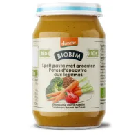 6x Biobim Maaltijd 10+ mnd Speltpasta met Groenten 250 gr