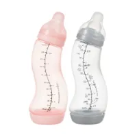 Difrax S-Fles Duopack Roze / Zilver 2 x 250 ml