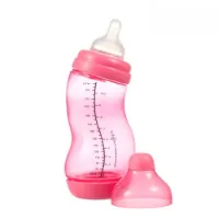 Difrax S-Fles Wide Donker Roze 310 ml