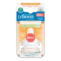 Dr. Browns Flesspeen Options+ Brede Hals Fase 1 2 stuks