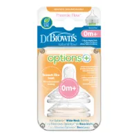 Dr. Browns Flesspeen Options+ Brede Hals Prematuur 2 stuks