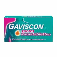 Gaviscon Duo Maagzuurneutralisator 24 kauwtabletten