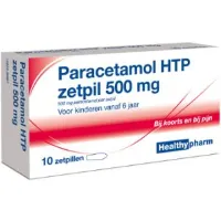 Healthypharm Paracetamol 500mg 10 zetpillen
