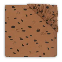 Jollein Hoeslaken Jersey Boxmatras Spot Caramel 75x95cm