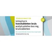 Leidapharm Hoesttabletten Acetylcysteïne 600 mg 10 bruistabletten