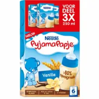 Nestle Pyjamapapje Vanille 6+ mnd 3 x 250 ml