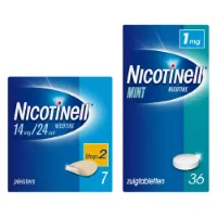 Nicotinell Pleisters Stap 2 en Zuigtabletten 1mg Pakket