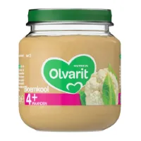 Olvarit 1e Groentehapje 4m Bloemkool 125 gr