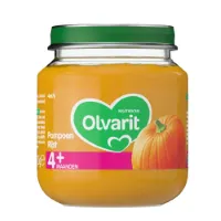 Olvarit 1e Groentehapje 4m Pompoen Rijst 125 gr