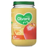 Olvarit Fruithapje 6m Appel Banaan Sinaasappel 200 gr
