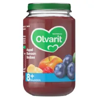 Olvarit Fruithapje 8m Appel Banaan Bosbes 200 gr