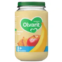 Olvarit Fruithapje 8m Banaan Koek 200 gr